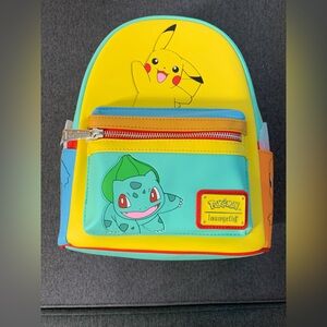 Loungefly Pokémon Color Block Starters Mini Backpack—HTF!! BRAND NEW!!